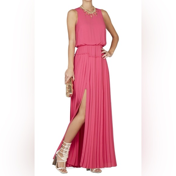 BCBGMaxAzria Dresses & Skirts - BCGBGMaxAzria Pink Maxi Dress